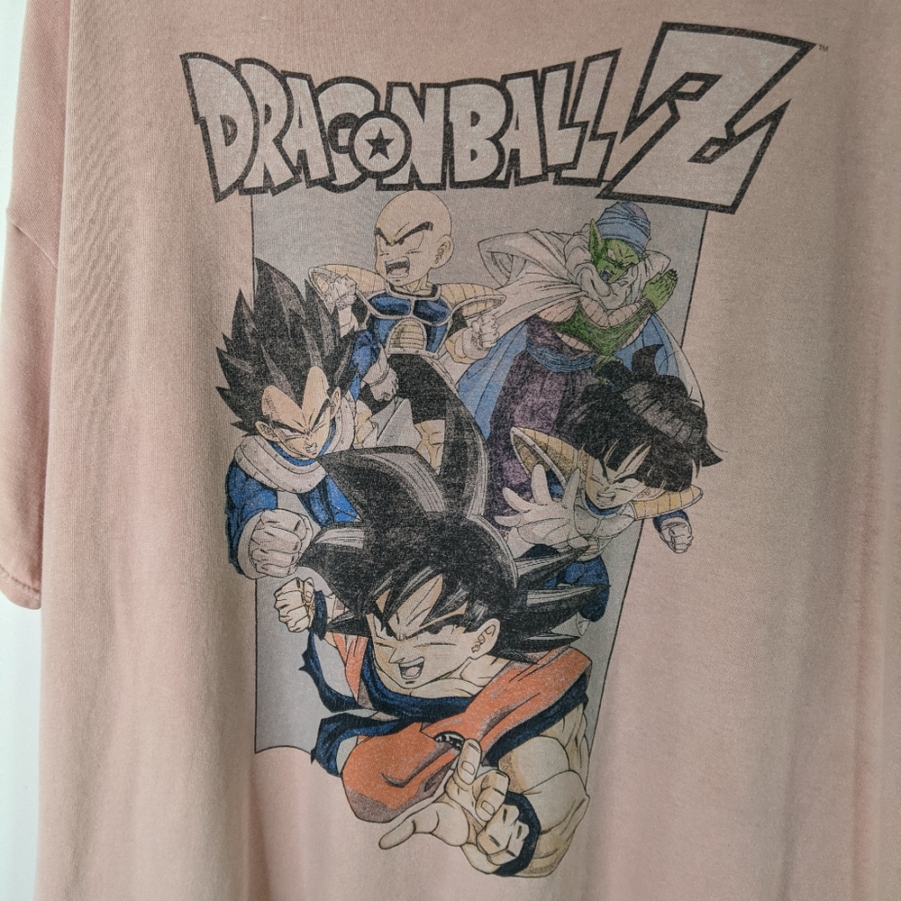Dragonball Z Distressed Worn Destroyed Tshirt 2XL Unisex